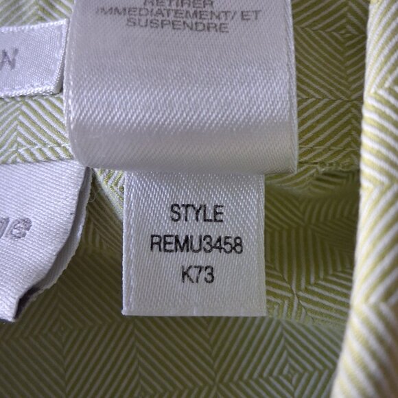 Liz Claiborne No-Iron Light Green 3/4 Sleeve Button Down Blouse Women's Size 6 - Picture 9 of 16